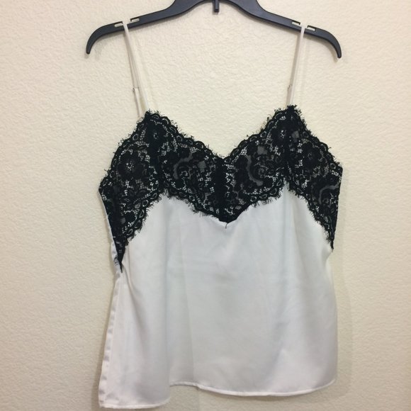 4/$25 🛍 Gibson Camisole Top Black Lace Detail - Picture 2 of 16